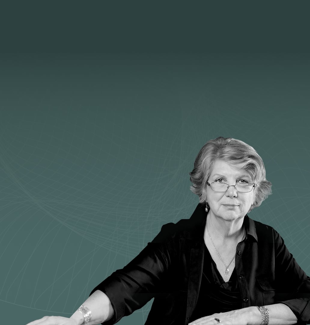 Marsha linehan looking directly at camera