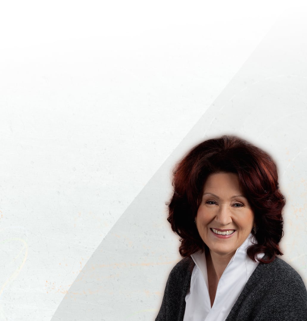 Sue Johnson smiling at the camera